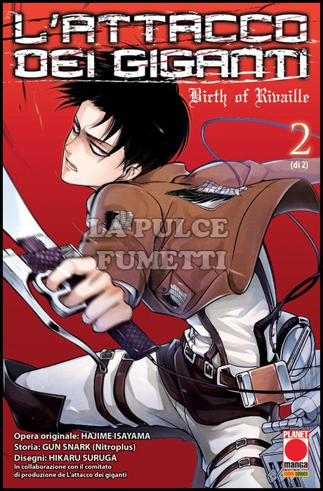 MANGA SHOCK #     8 - L'ATTACCO DEI GIGANTI - BIRTH OF RIVAILLE 2 - 2A RISTAMPA